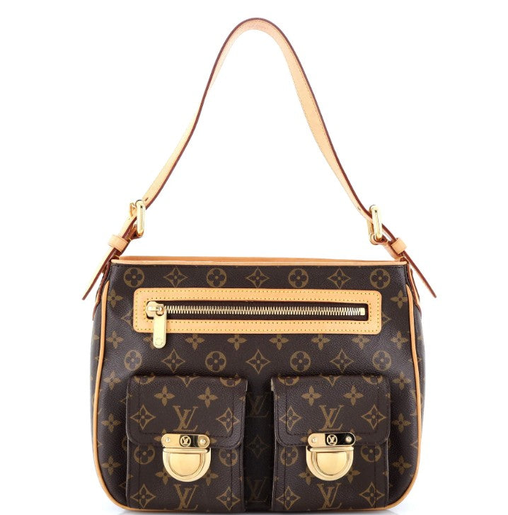 Louis Vuitton Hudson Handbag Monogram Canvas GM