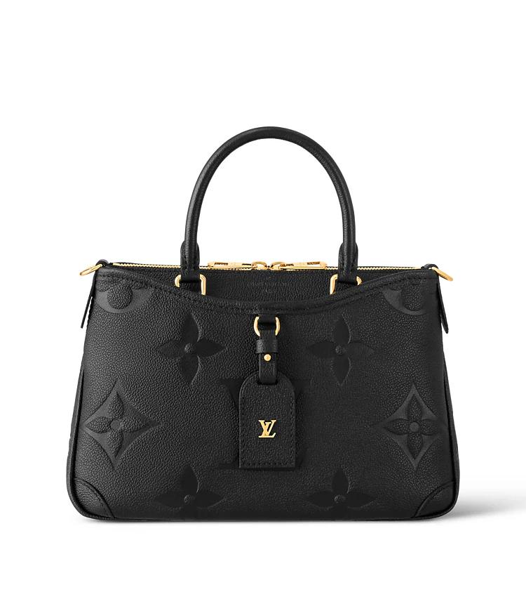 Louis Vuitton Black Leather Trianon PM Tote - SKU: LSCC0709029