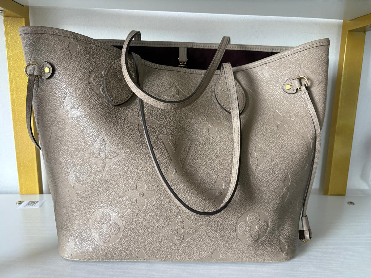 Louis Vuitton Grey Empreinte Neverfull MM