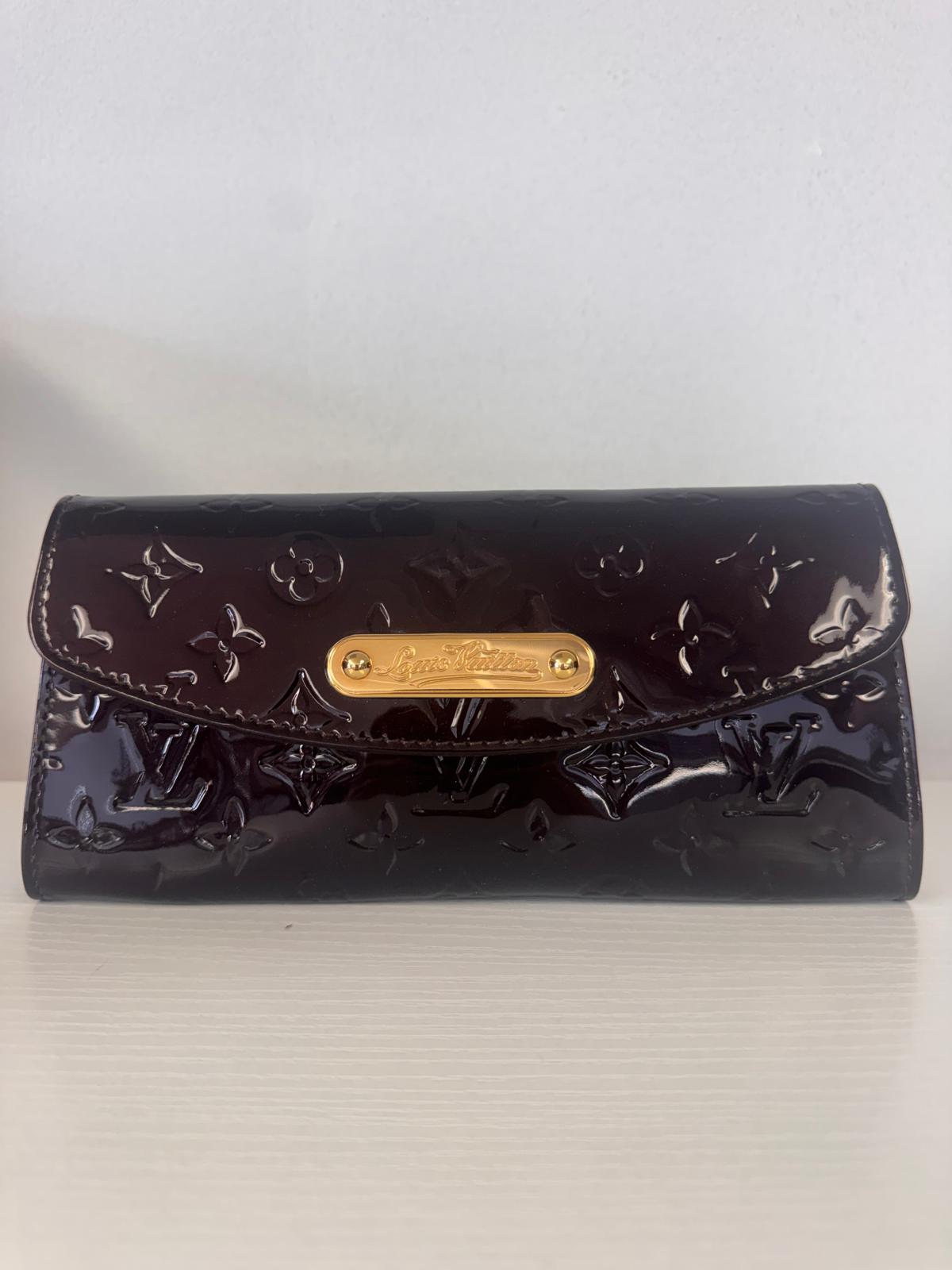 Louis Vuitton Burgundy Vernis Sunset Blvd Bag
