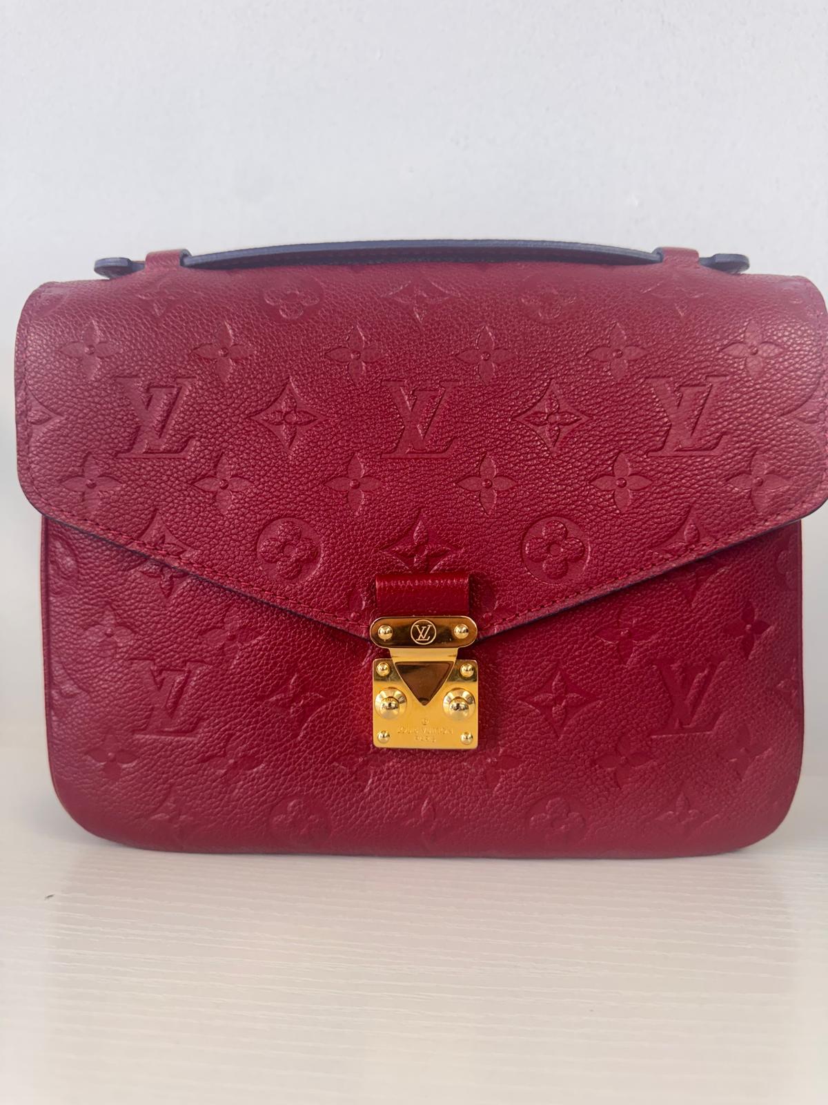 Louis Vuitton Burgundy Pochette Métis