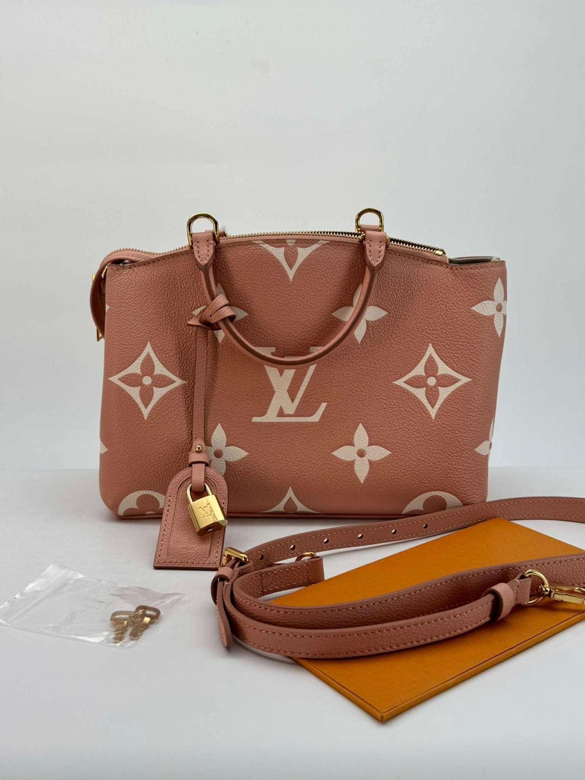 Louis Vuitton Pink White Empreinte Petite Palais Crossbody