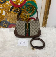 Gucci canvas jackie 1955 with long strap