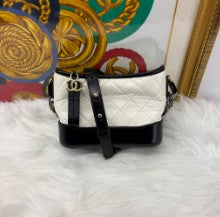 Chanel Gabrielle Small Black/White