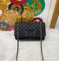 Chanel CC Filigree Flap Black