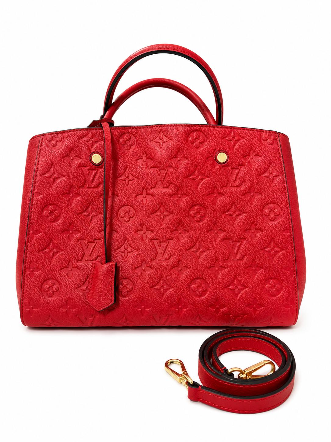 Louis Vuitton Red Montaigne MM