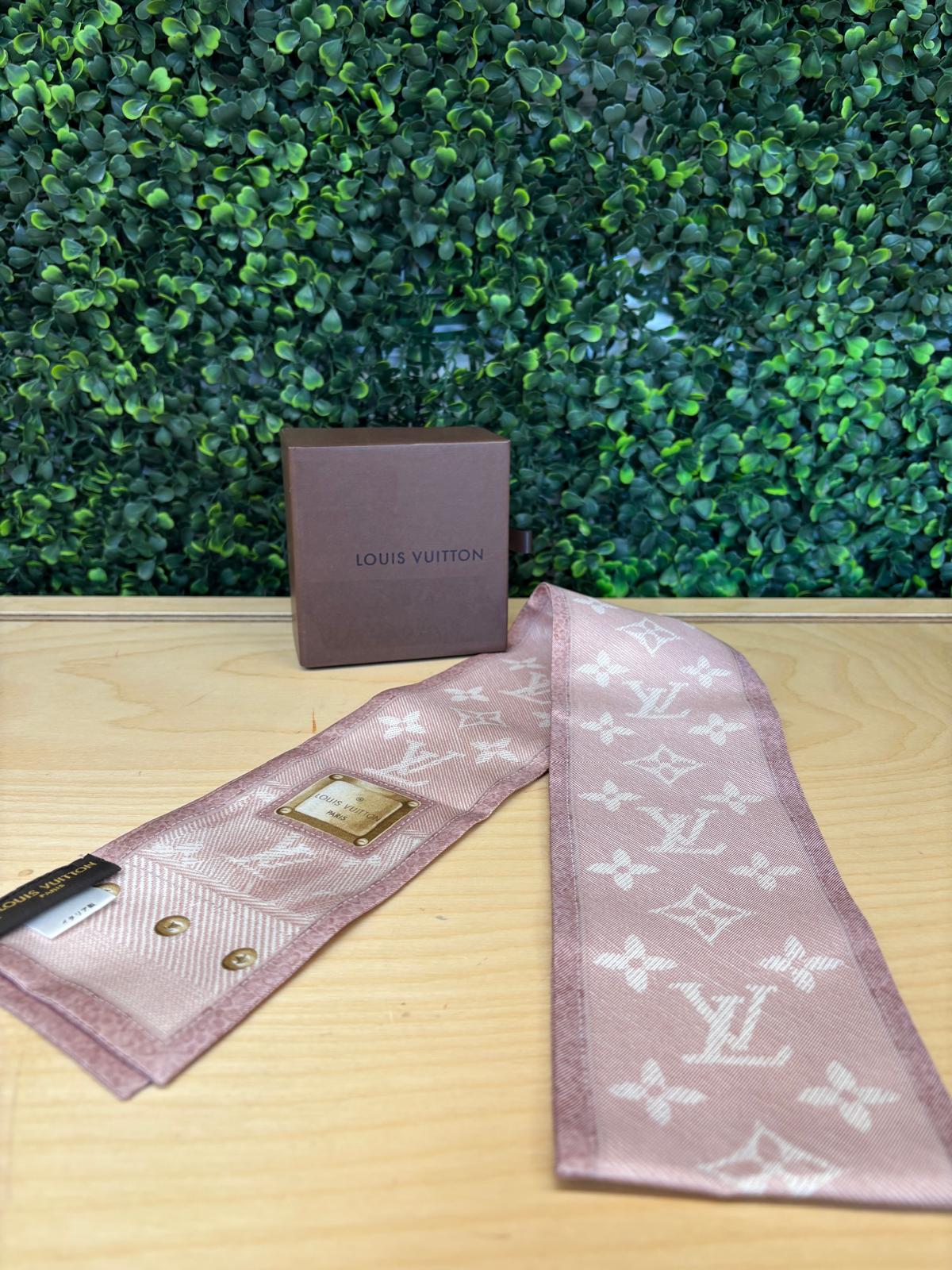 Louis Vuitton Pink Bandollier Printed Twilly