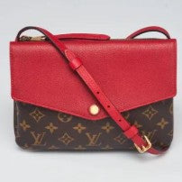 Louis Vuitton Monogram Canvas Cerise Twice Crossbody Bag