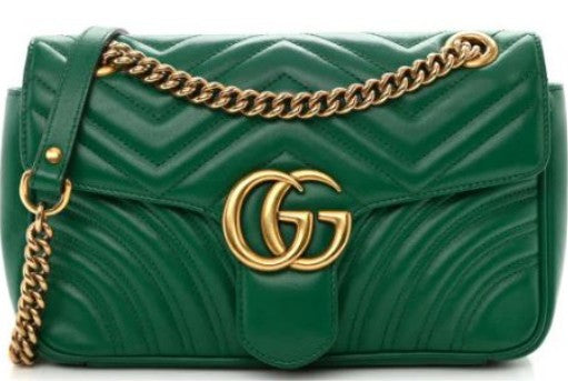 Gucci Green Marmont Crossbody