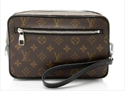 Louis Vuitton Monogram Macassar Kasai Clutch
