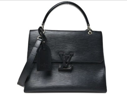 Louis Vuitton Black Epi Grenelle Handbag