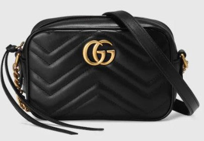 Gucci GG Marmont Black Small Camera Bag