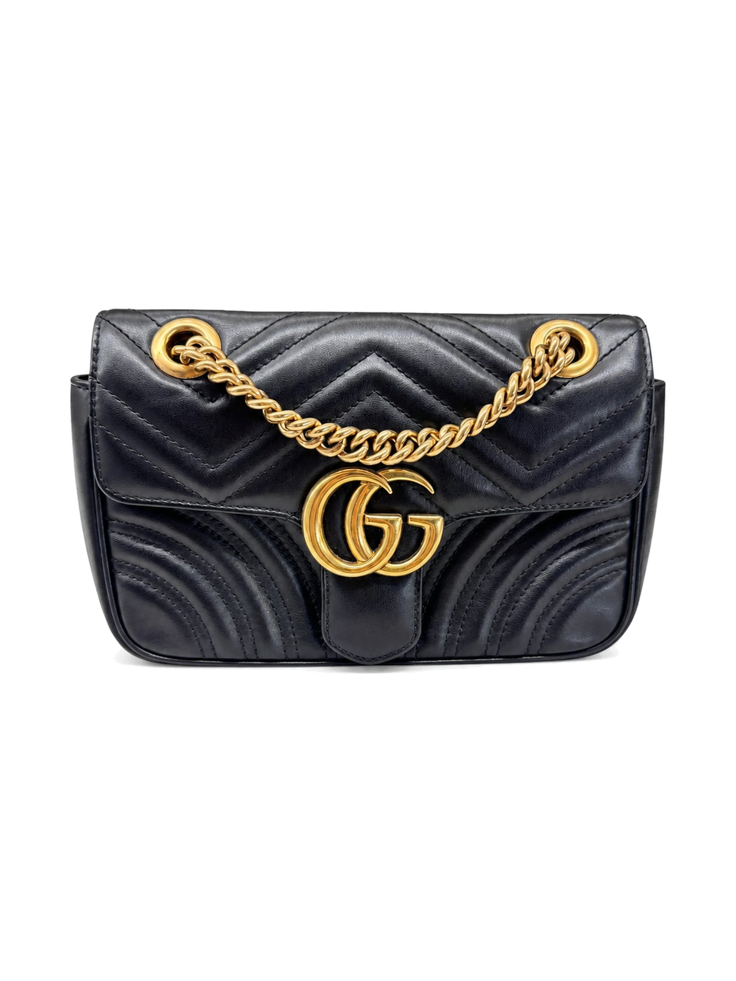Gucci Black Medium Marmont - SKU: LSCCJ07280017