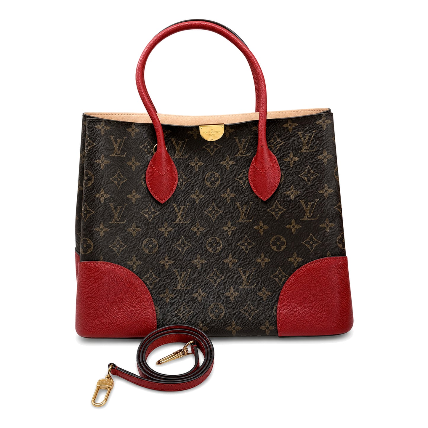Louis Vuitton Monogram Red Flandrin Tote - SKU: LSCCJ07280094