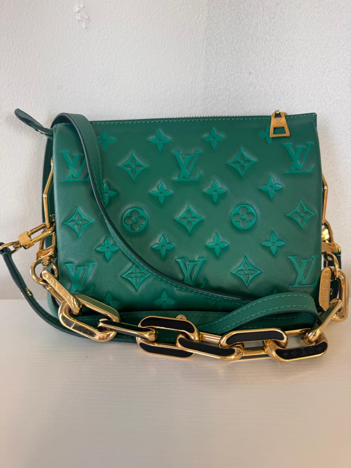 Louis Vuitton Green Coussin BB Crossbody Bag
