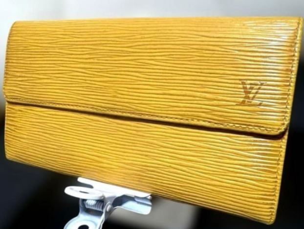 Louis Vuitton Yellow Epi Long Wallet