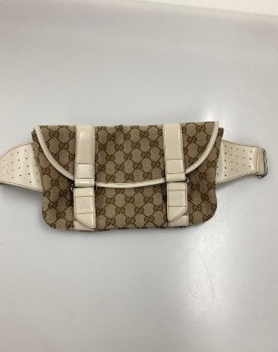 Gucci Waist Bag Beige Ivoly,GG Canvas 145851