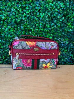 Gucci Floral Camera Crossbody