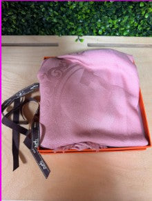 Hermès Light Pink Scarf 85% cashmere 15%silk w/Box