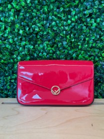 Fendi Vitello Vernice Mou F is Fendi Envelope WOC with Pouches