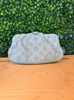 Louis Vuitton Monogram Mahina Scala Mini Pouch W/ Leather Strap