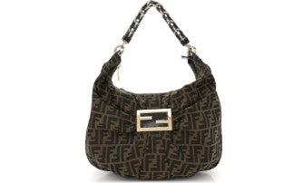 Fendi Zucca Hobo Chain Strap