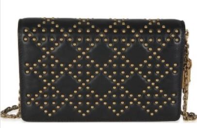 Christian Dior Women's Studded Calfskin Crossbody Bag