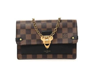 Louis Vuitton Damier Ebene Vavin Chain Wallet
