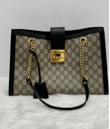 Gucci Canvas Medium Padlock Tote - SKU: LSCJ08110010