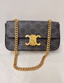 Celine Triomphe Monogram Baguette Shoulder Bag - SKU: LSCJ08110014