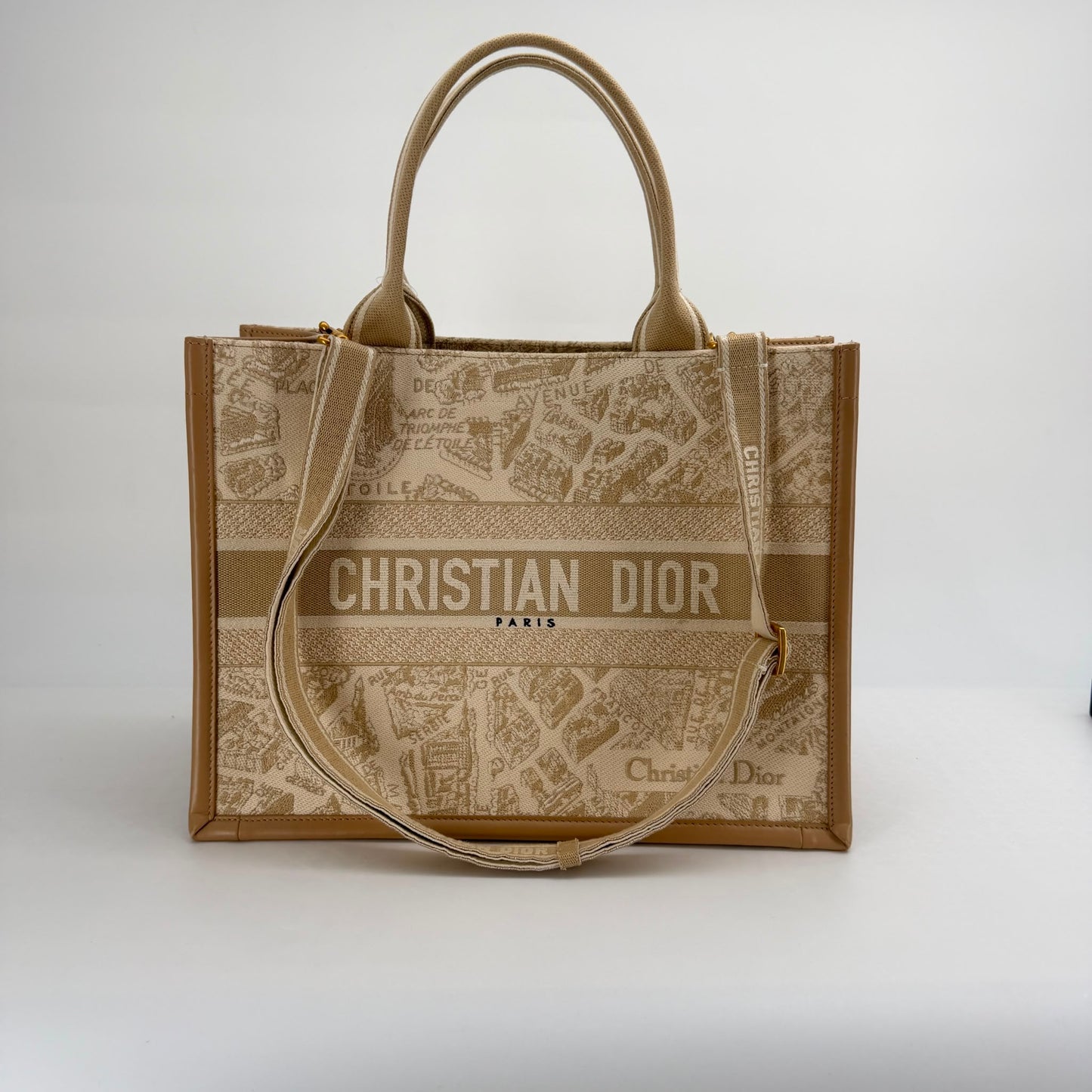 Dior Medium Plan de Paris Book Tote with Shoulder Strap - SKU: LSCJ082600128