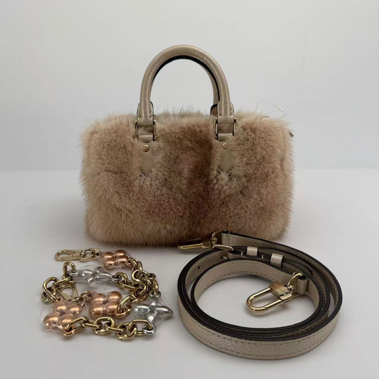 Louis Vuitton Mink Fur Nano Speedy Limited Edition - SKU: LSCJ08260037