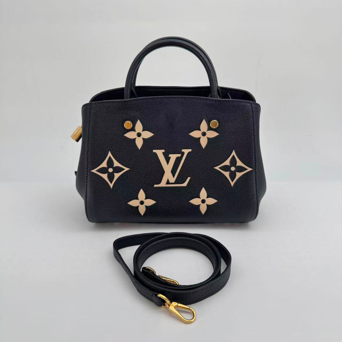 Louis Vuitton Black & White Montaigne 30