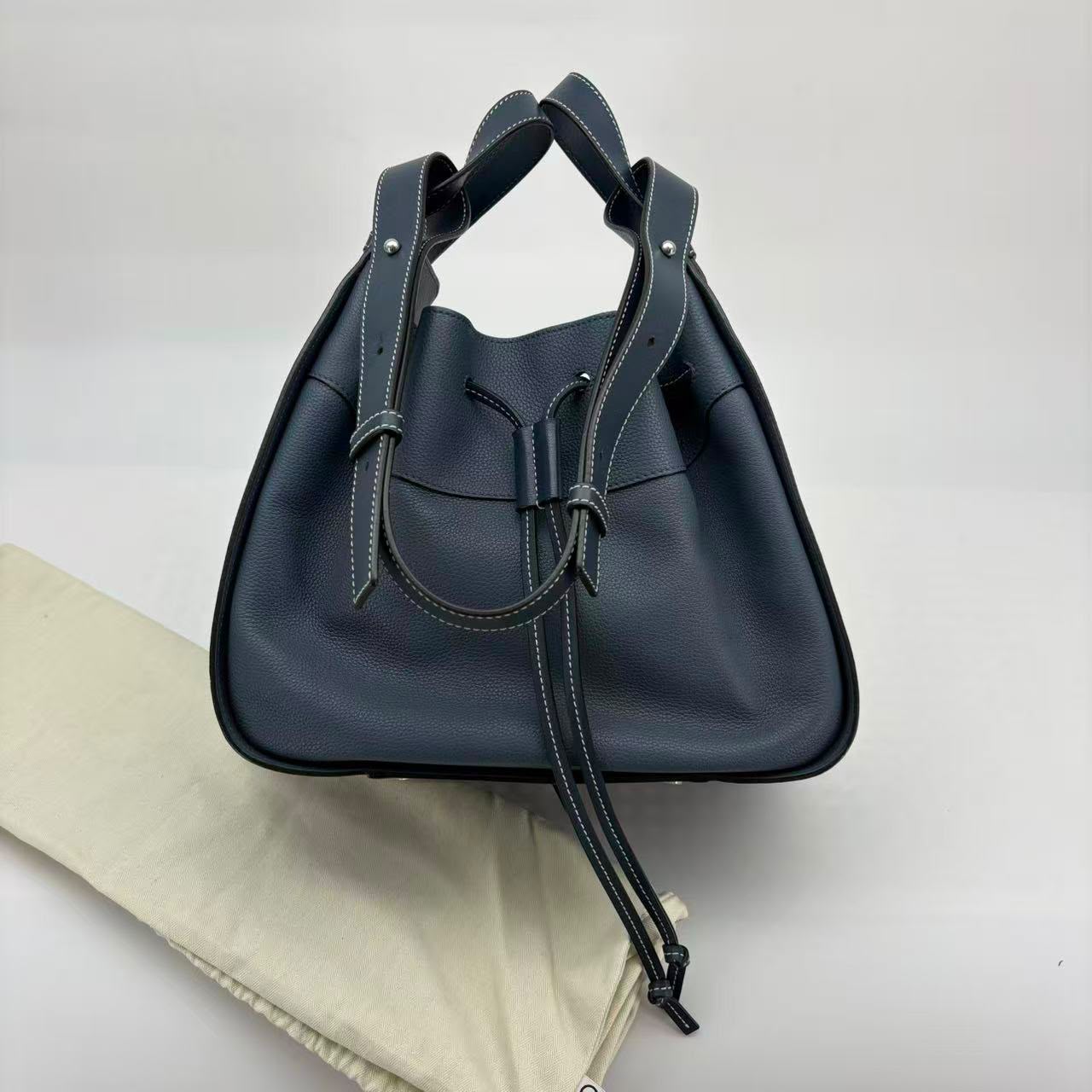 Loewe Hammock Medium, Haze Blue Leather