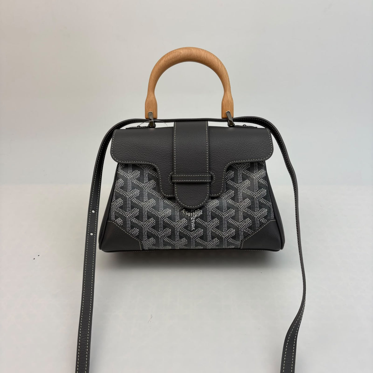 Goyard Grey Saigon Top Handle — With Strap, 2022
