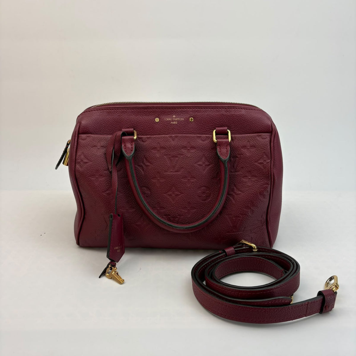 Louis Vuitton Empreinte Speedy 30 — Gold Hardware, With Strap