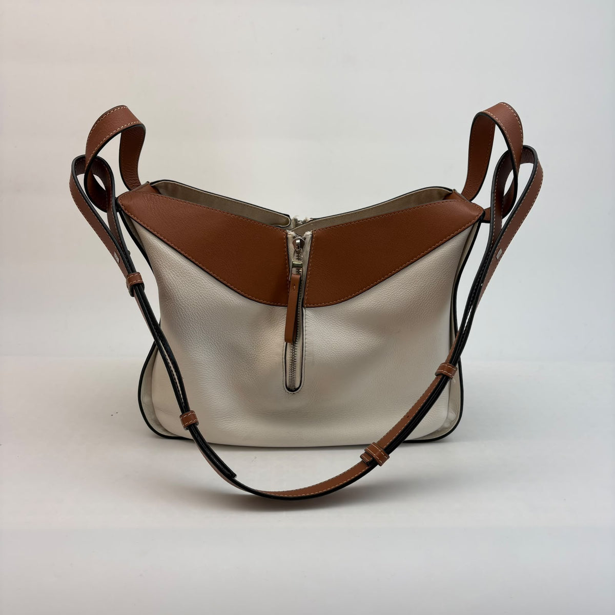 Loewe Brown & Off-White Medium Hammock
