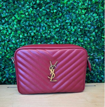 Saint Laurent Lou Camera - Red GHW