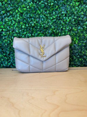 Saint Laurent Puffer Toy Dark Beige GHW