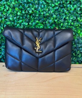 Saint Laurent Puffer Toy Black GHW