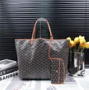 Goyard Saint Louis Brown & Black Canvas GM