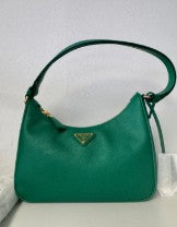 Prada Sacca in Pelle Saffianto Lux Mango