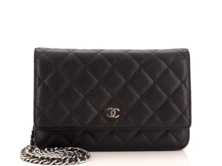 Chanel Wallet on Chain Quilted Caviar
