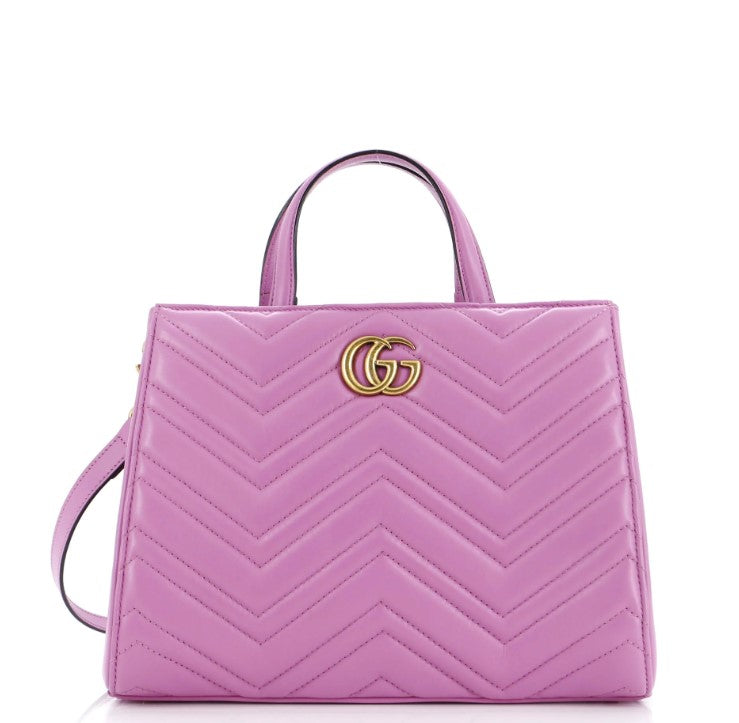 Gucci GG Marmont Tote Matelasse Leather Small
