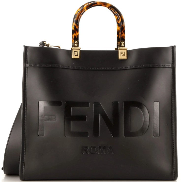 Fendi Sunshine Shopper Tote Leather Medium
