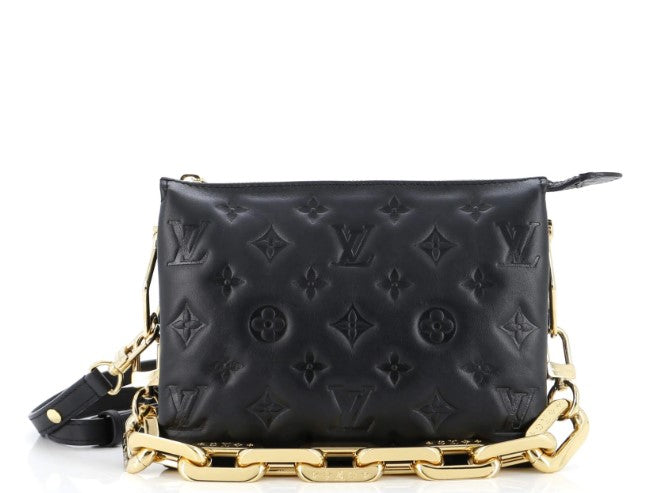 Louis Vuitton Coussin Bag Monogram Embossed Lambskin BB