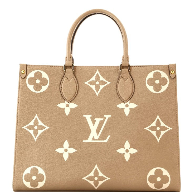 Louis Vuitton OnTheGo Tote Bicolor Monogram Empreinte Giant MM