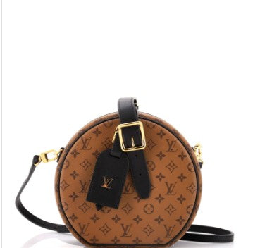 Louis Vuitton Petite Boite Chapeau Bag Reverse Monogram Canvas