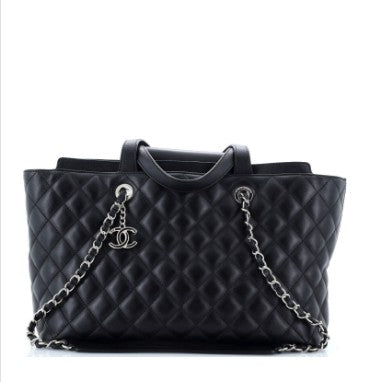 Chanel Daily Shopping Tote Quilted Lambskin