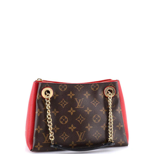 Louis Vuitton Surene Handbag Monogram Canvas with Leather BB